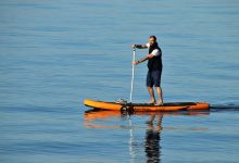 stand up paddleboarder