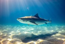 black shark underwater photo